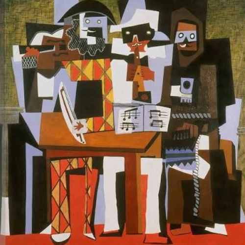 Picasso's Cubism: Three Musicians