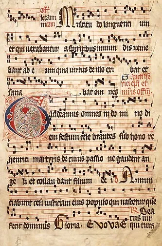 Gregorian Chant Manuscript